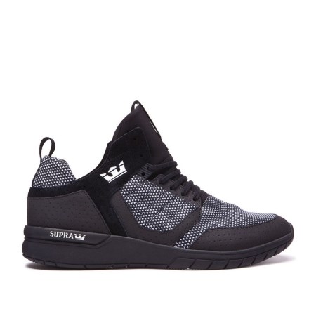 Supra Method Svart Høye Sneakers Dame [NO-8-T457]